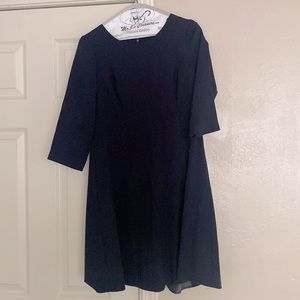 Navy Dress with Quarter Sleeves